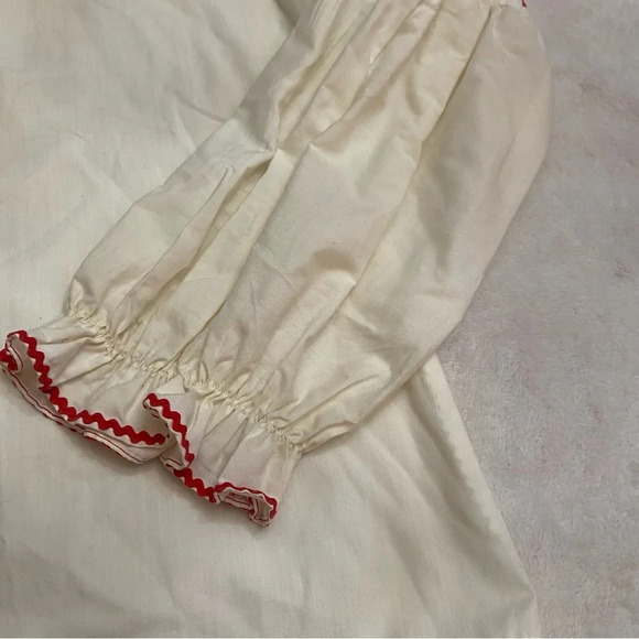 Saks Fifth Avenue vintage 1970’s peasant top Embroidered 28607 - Picture 4 of 12